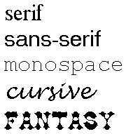 html font