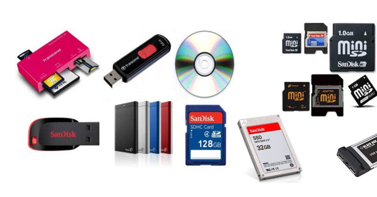Types Of Storage Devices Ppt