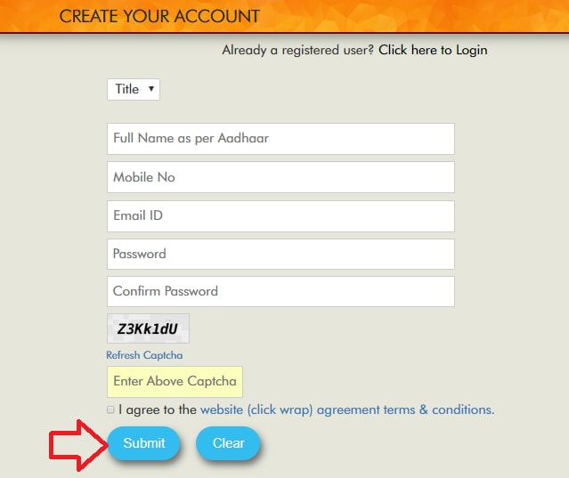 CREATE YOUR ACCOUNT