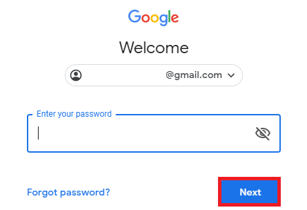 enter password 1