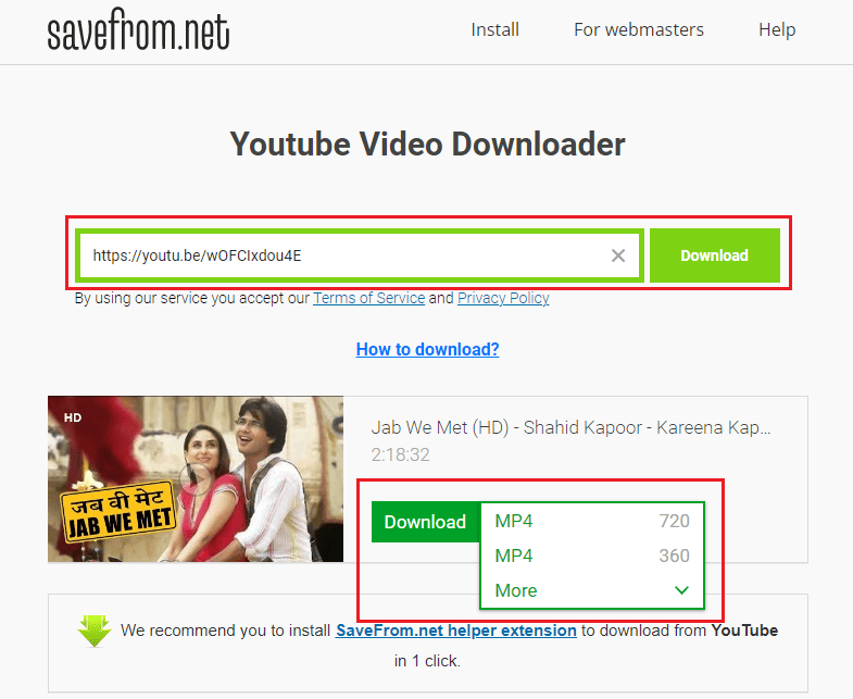 Download Movies From YouTube