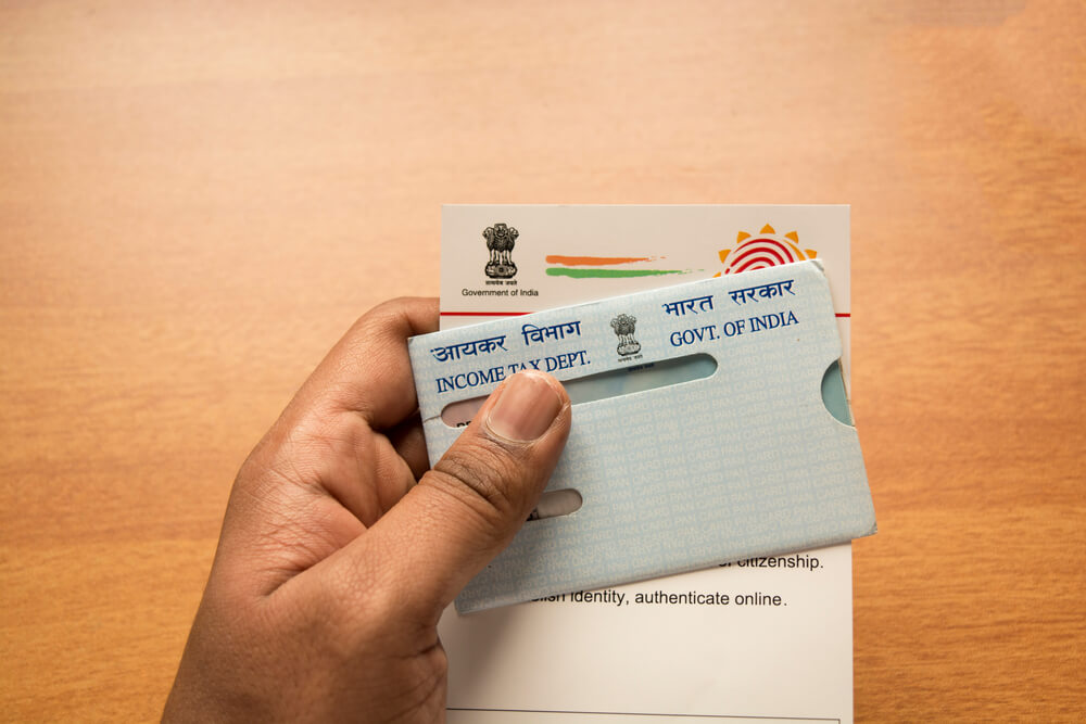 Aadhar card link to Pan card