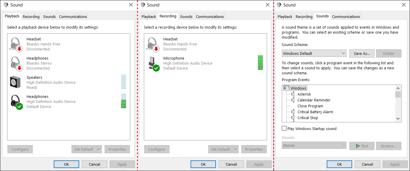 Sound Settings_Control Panel