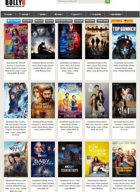BollyFlix 2022 - Official Site, Bolly Flix 300MB Movies Download